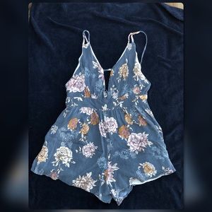 Summer floral romper